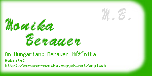 monika berauer business card